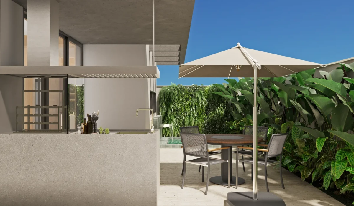 Planta 160m² - Área externa