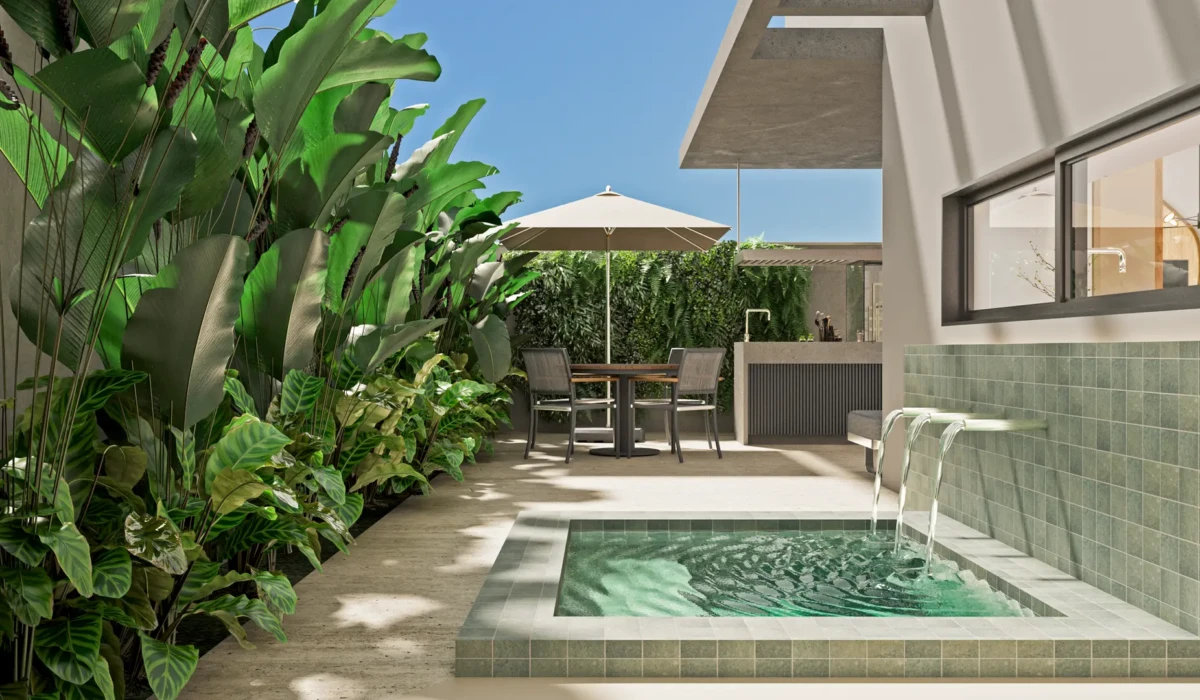 Planta 160m² - Área externa