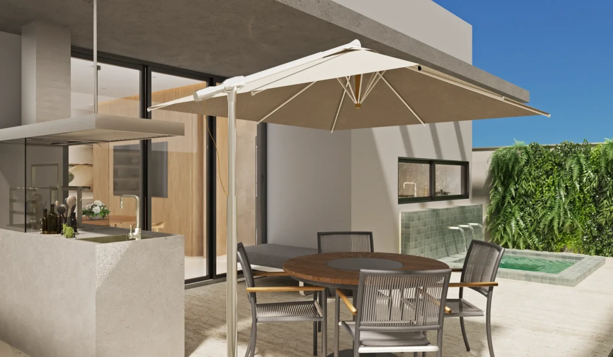 Planta 160m² - Área externa