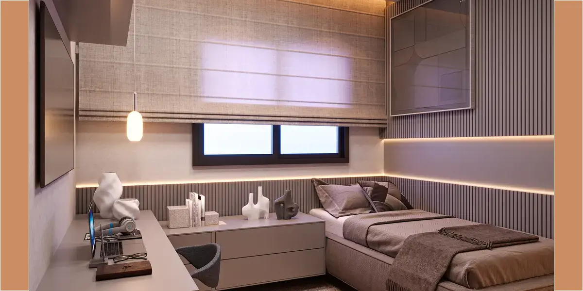 Planta 180m² - Quarto Masculino