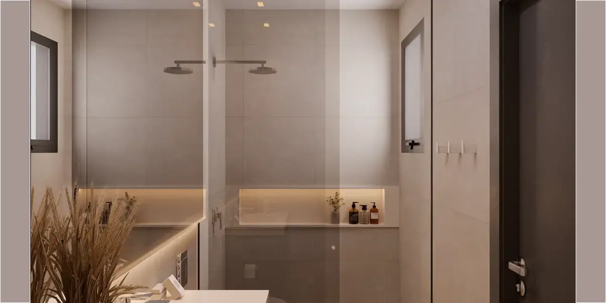 Planta 180m² - Banheiro Feminino