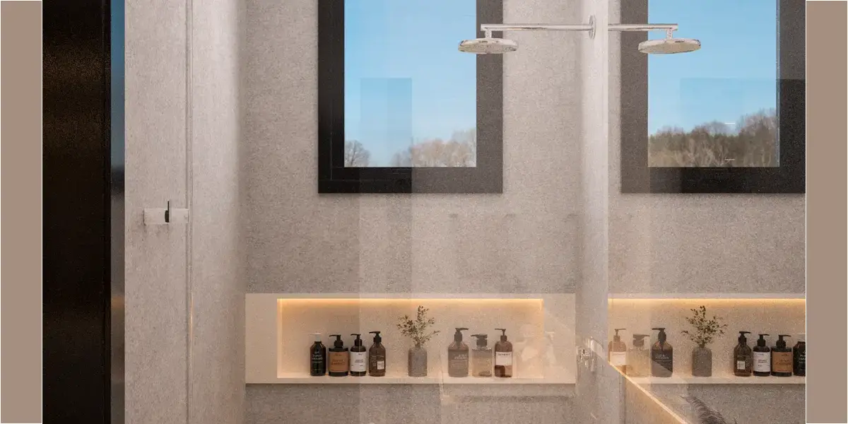 Planta 200m² - Banheiro (Suíte Feminina)