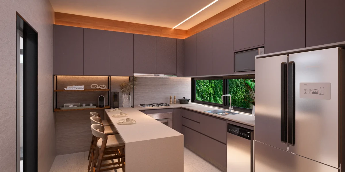 Planta 200m² - Cozinha
