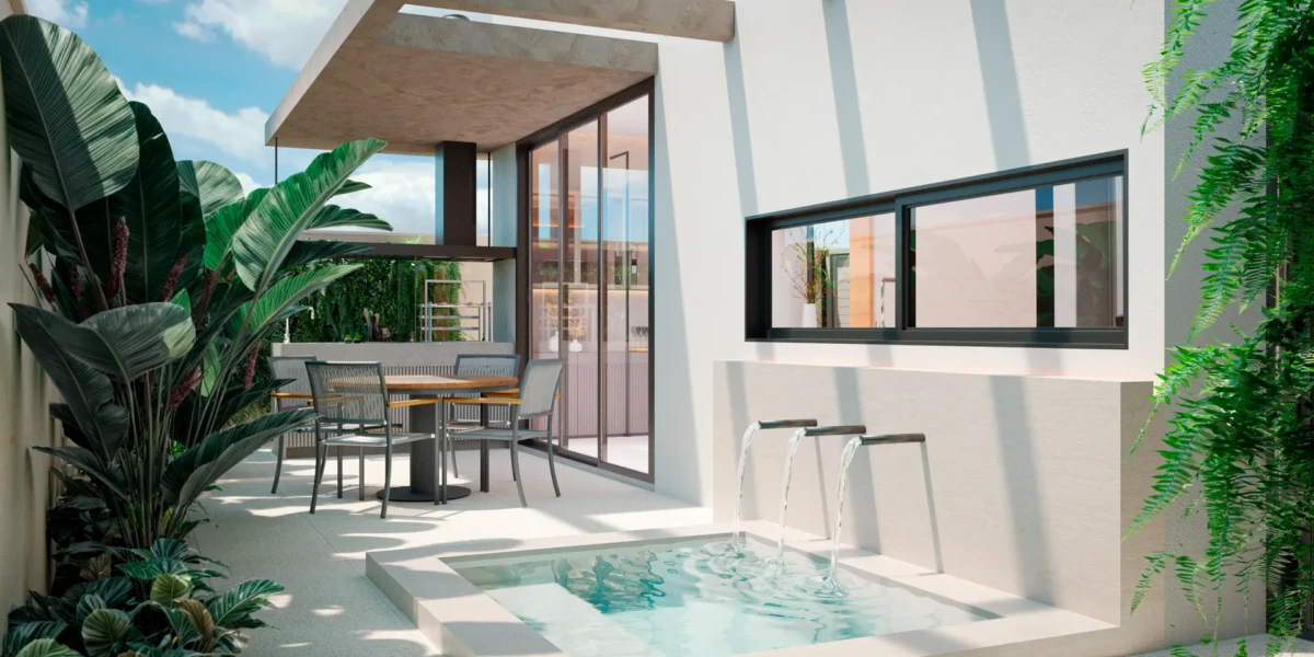 Planta 200m² - Área Externa