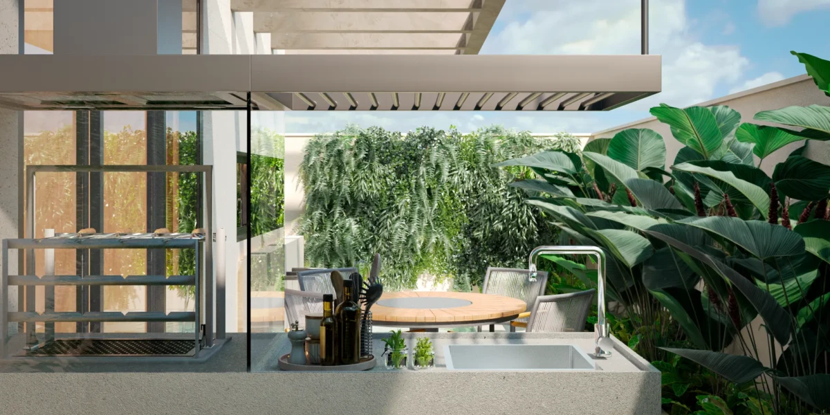 Planta 200m² - Área Externa