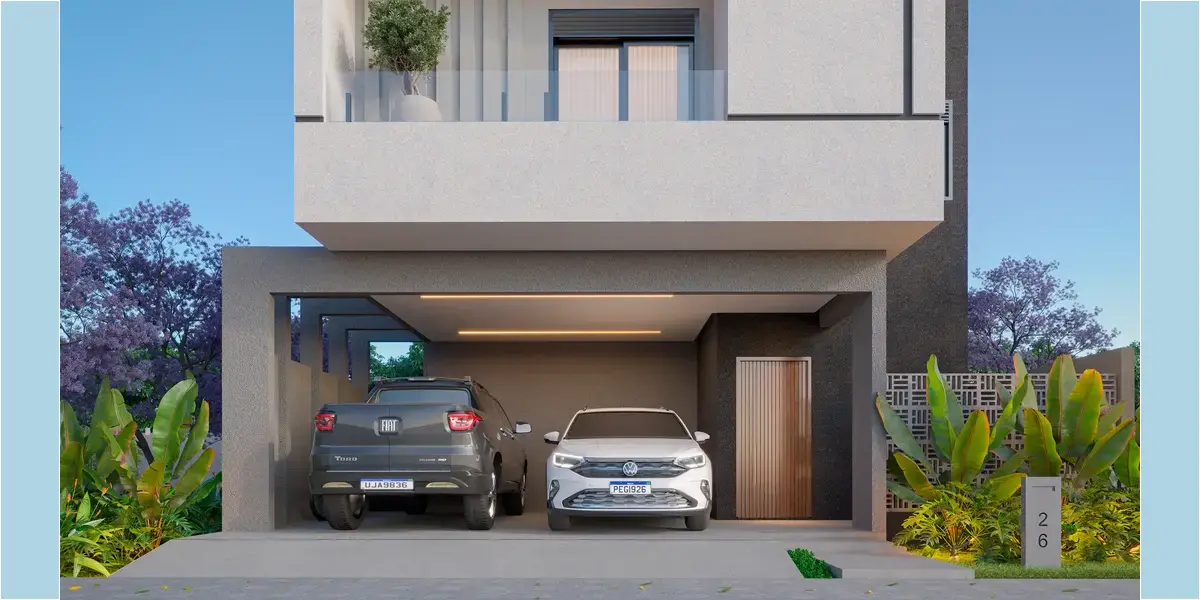 Planta 200m² - Fachada Frontal