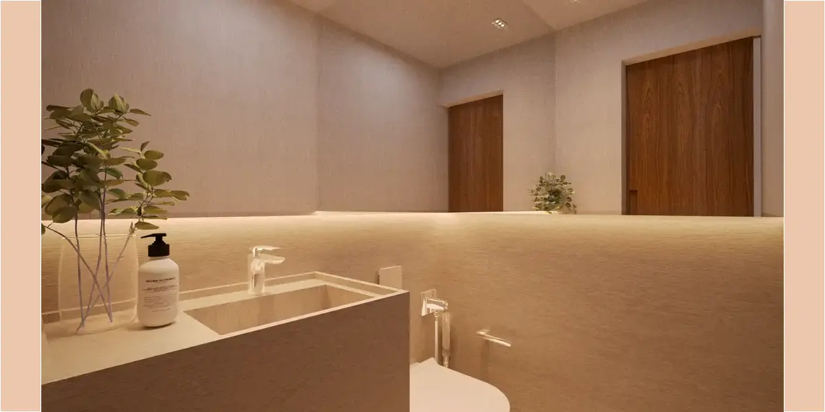 Planta 200m² - Lavabo