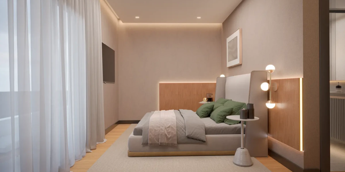 Planta 200m² - Quarto