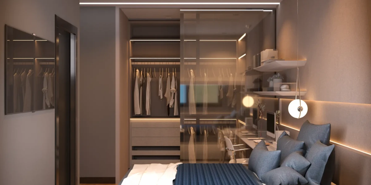 Planta 200m² - Quarto Feminino