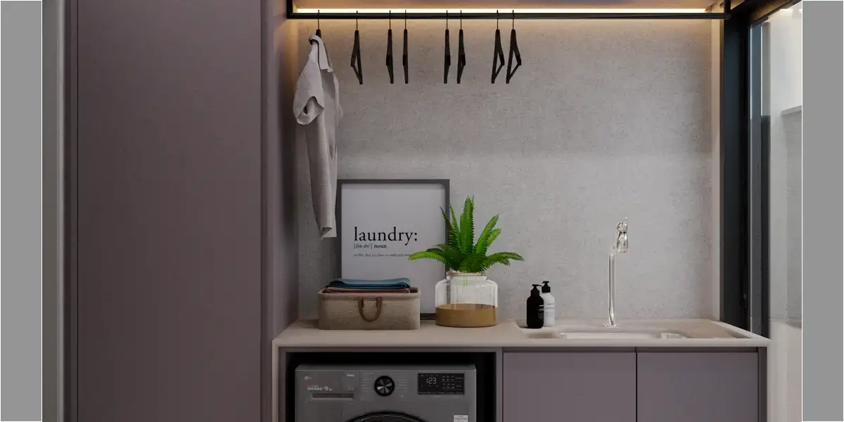 Planta 200m² - Área de Serviço