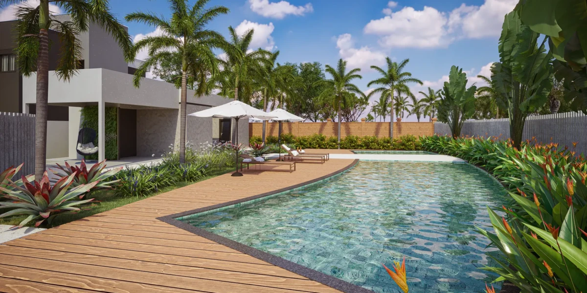 Casas Duplex - Piscina