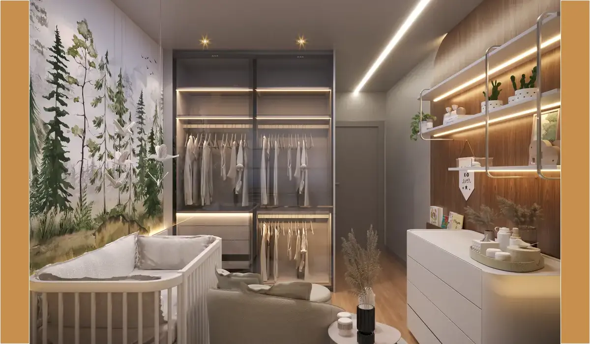 Planta 160m² - Suíte Baby