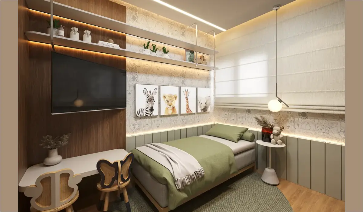 Planta 160m² - Suíte Infantil