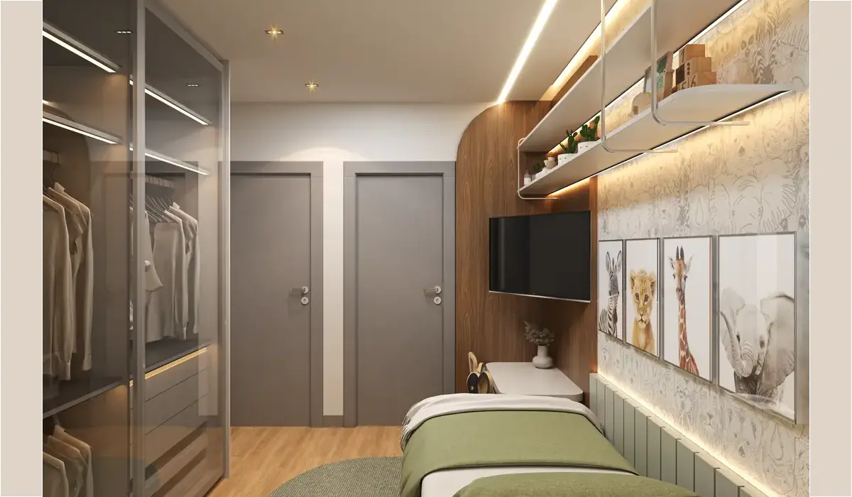 Planta 160m² - Suíte Infantil