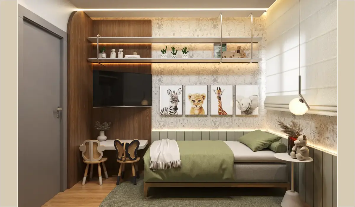 Planta 160m² - Suíte Infantil