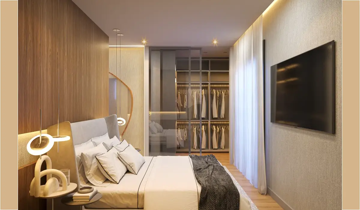 Planta 160m² - Suíte Master